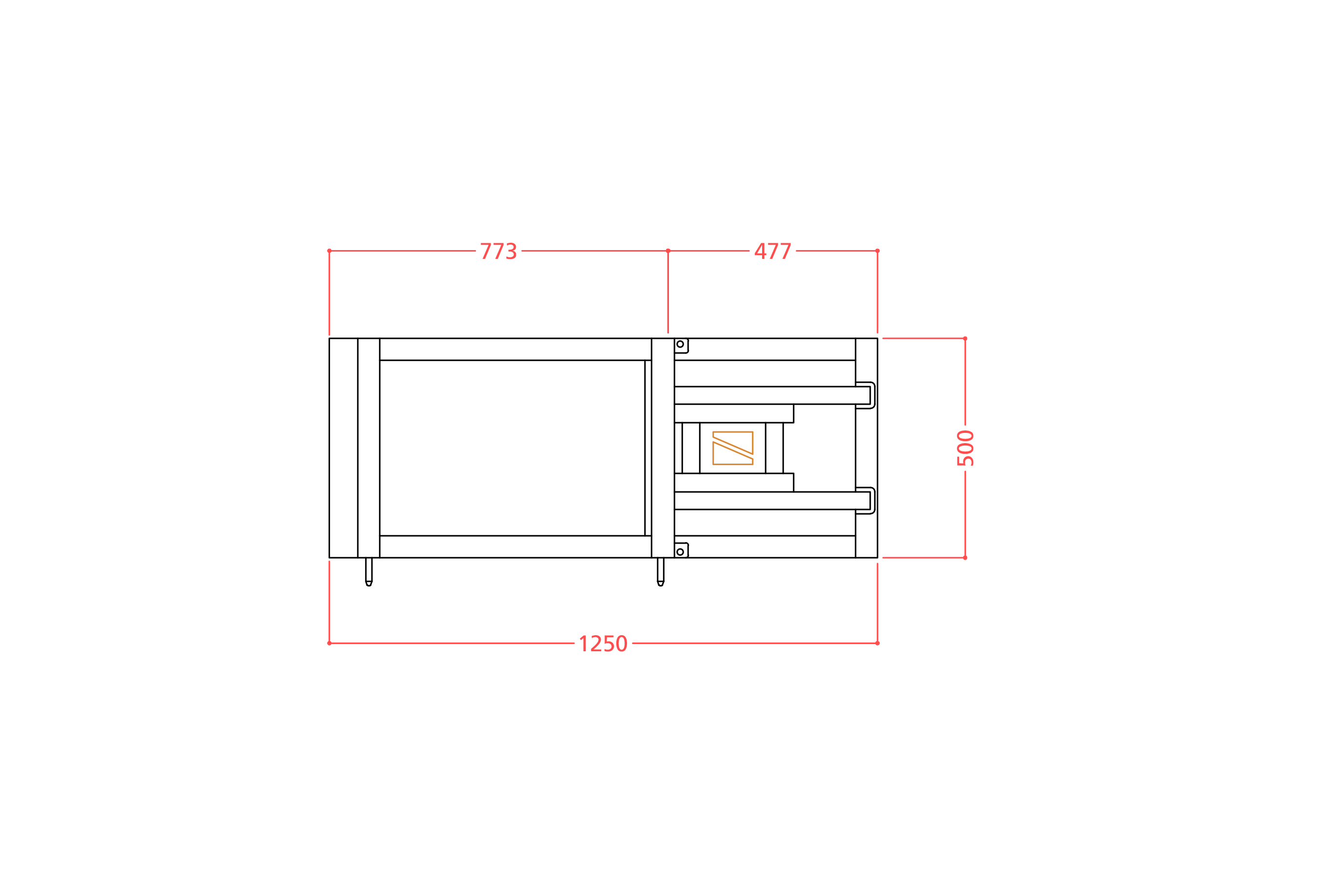 DB Straight 0m50 - Hinge Blocks-3