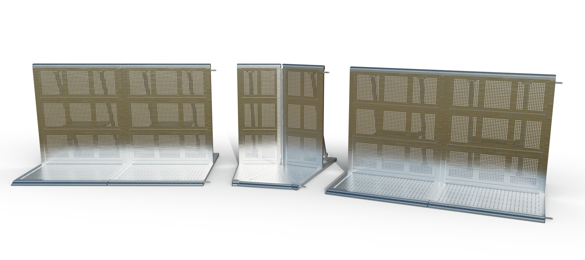 DB Vario Corner infill 22.5º Negative (White) front