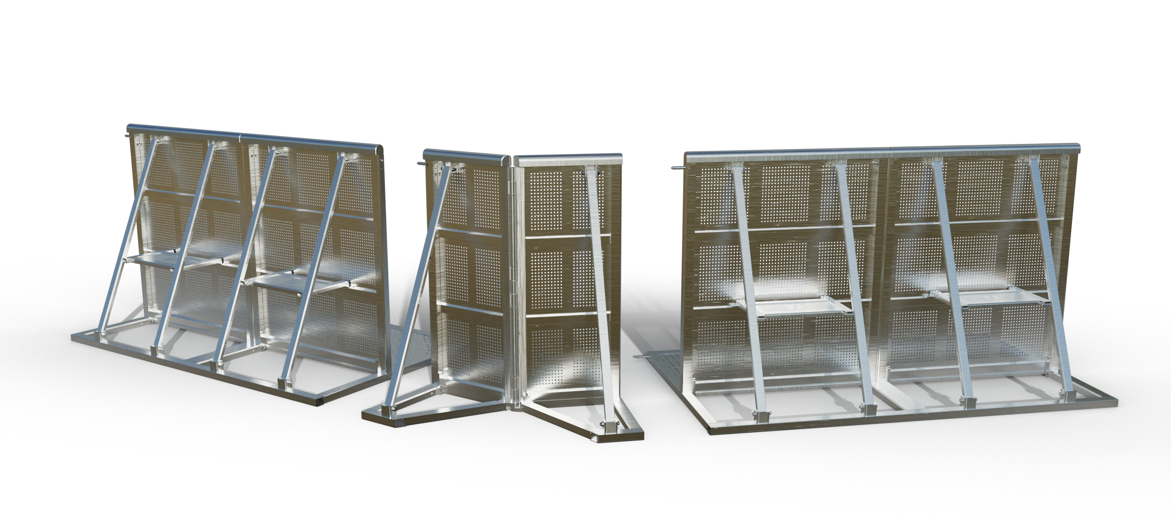 DB Vario Corner infill 45º Negative (Blue) back